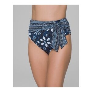 Bleu Rod Beattie Take A Dip High Waist Tie Brief Bikini Swim Bottom NWT